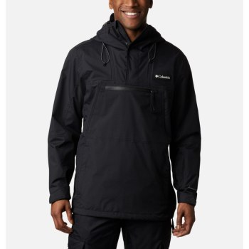 Columbia Park Run Anorak, Pullover Negros Para Hombre | 107562-LEB